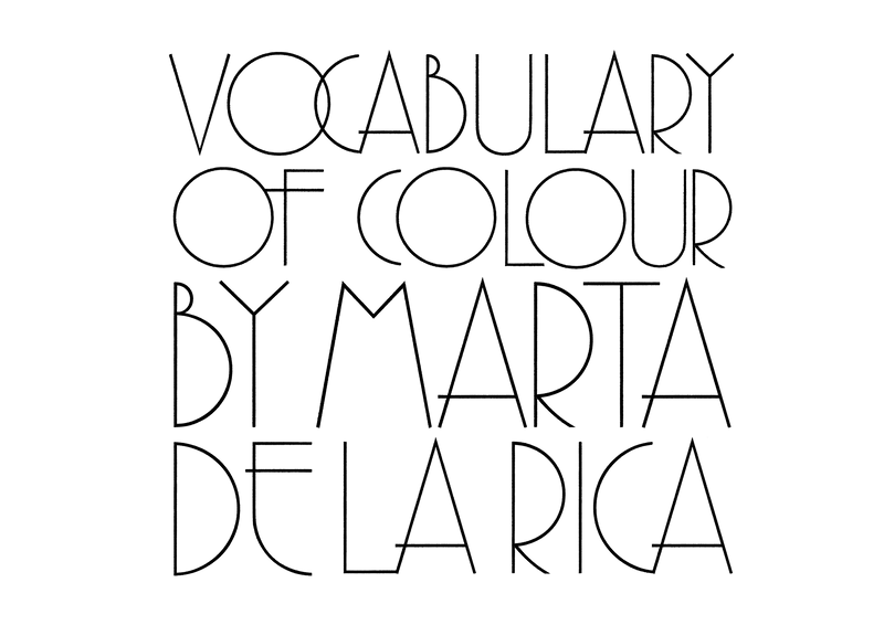 Vocabulary of colour